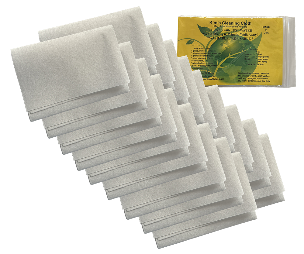 Kim’s Cleaning Cloths, 18-Pack