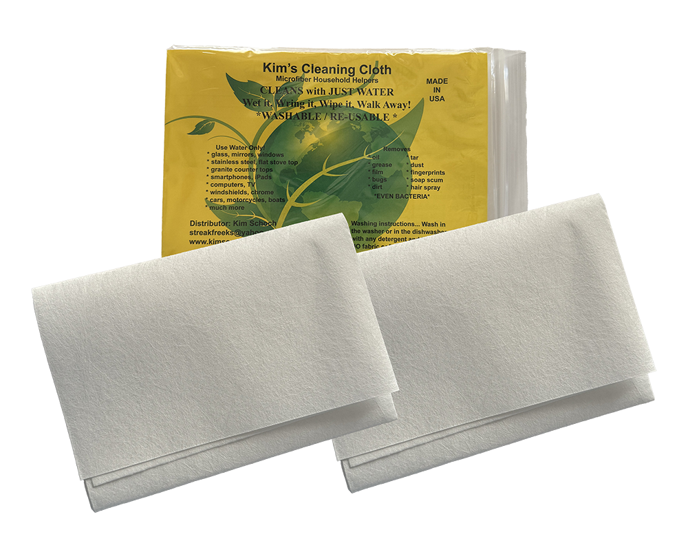Kim’s Cleaning Cloths, 2-Pack