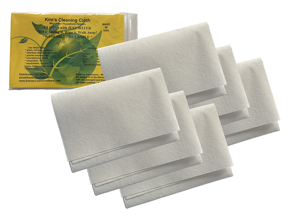 Kim’s Cleaning Cloths, 6-Pack